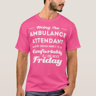 救急おもしろい付き添い人ことわざ Tシャツ