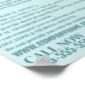 救急スタイリッシュデザイン、EMT、救急医療隊員広告 ポスター (角)