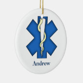 救急パーソナライズされた医療技士オーナメント セラミックオーナメント (右)