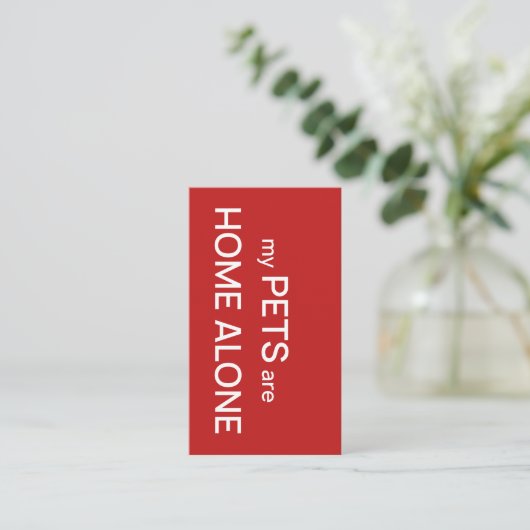 救急ペット 名刺 (スタンド正面)