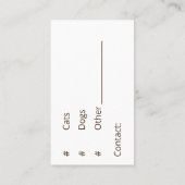 救急ペット 名刺 (裏面)