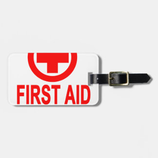 救急処置の女性のT-Shirts.png ラゲッジタグ