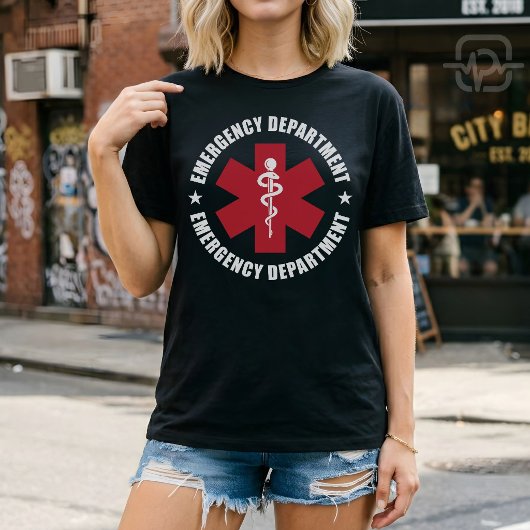 救急処置室 スタア・オブ・ライフ 医療エンブレム Tシャツ