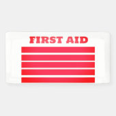 救急処置 横断幕 (横)