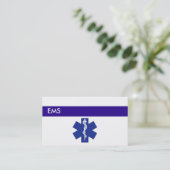 救急医療ビジネスカード EMS 名刺 (スタンド正面)