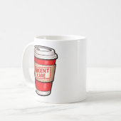 救急医療ユーモアコーヒーおもしろ医療チームGif コーヒーマグカップ (正面左)