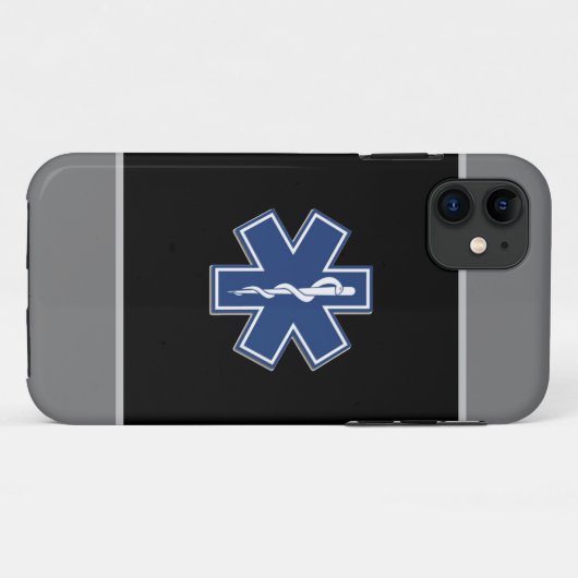 救急医療ロゴ Case-Mate iPhoneケース (裏面(横))