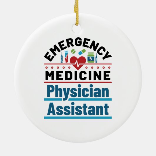 救急医療医師助手 セラミックオーナメント (裏面)