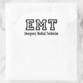 救急医療士 楕円形シール (バッグ)