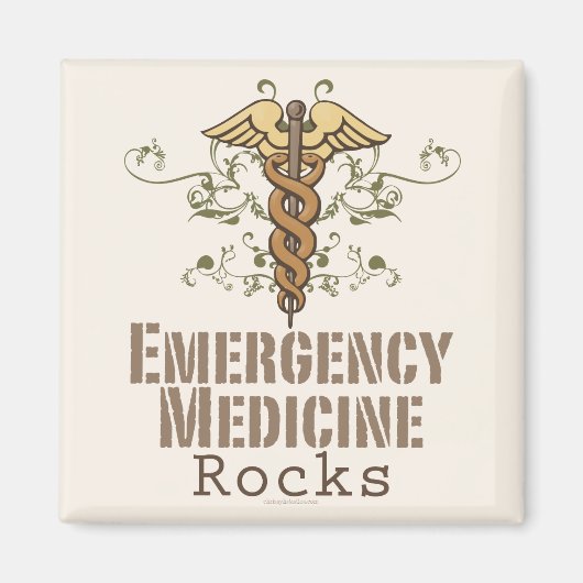 救急医療岩石磁石 マグネット (正面)
