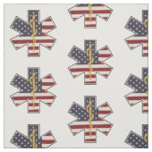 救急医療従事者Tribute UsaフラグEMS EMT ファブリック (見本)