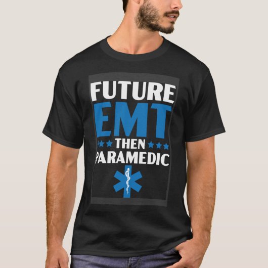 救急医療技術者医療EMTパラメータ Tシャツ (正面)