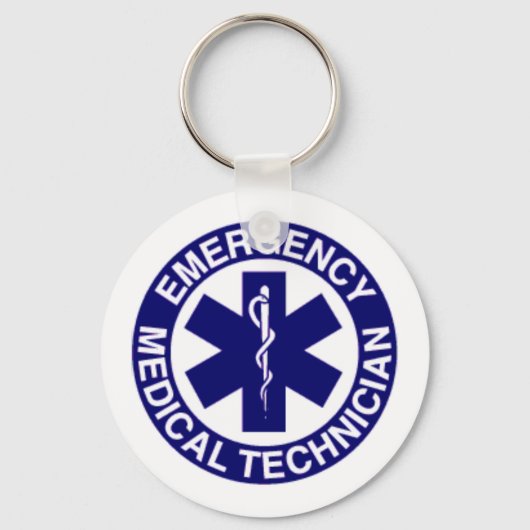 救急医療技術者EMT キーホルダー (正面)