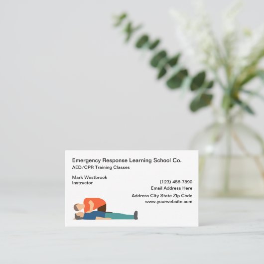 救急医療教室 名刺 (スタンド正面)