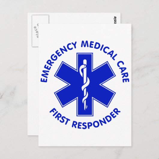 救急医療気に第一応答者 ポストカード (正面/裏面)