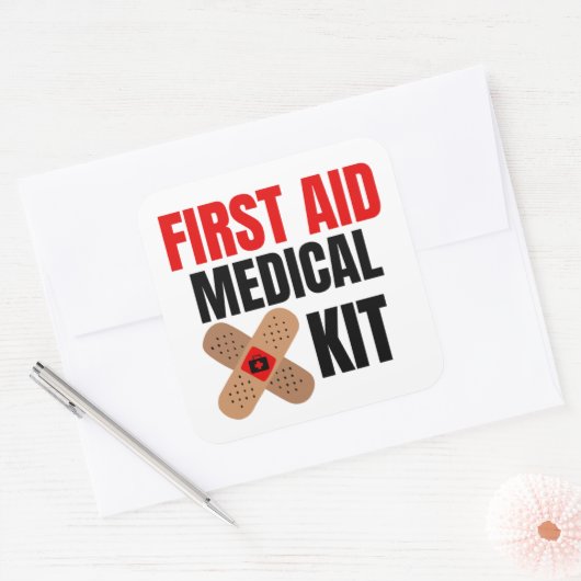 救急医療用具 スクエアシール (封筒)