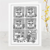 救急医療隊員おもしろいカード カード (黄色い花)