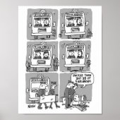 救急医療隊員が事故に遭う。おもしろい ポスター (正面)