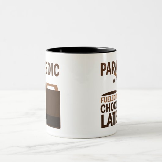 救急医療隊員のギフトの(おもしろいな)チョコレート ツートーンマグカップ (中央)