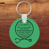 救急医療隊員のギフト。これは救急医療隊員 キーホルダー (正面)