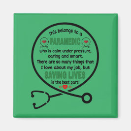 救急医療隊員のギフト。これは救急医療隊員 マグネット