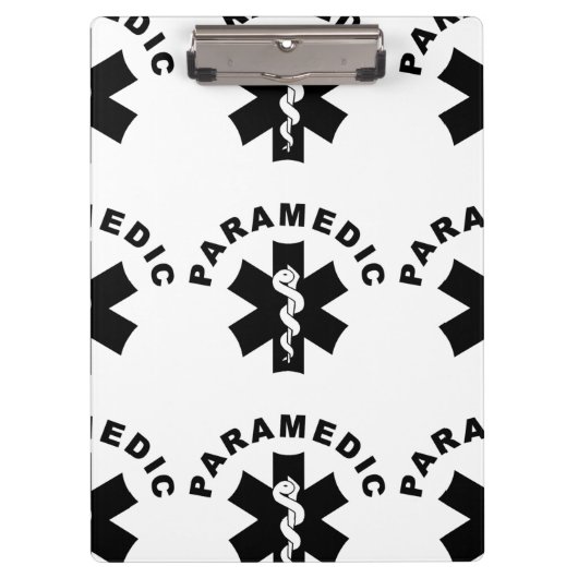 救急医療隊員のテーマ クリップボード (正面)