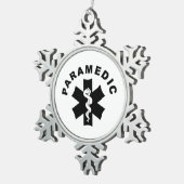 救急医療隊員のテーマ スノーフレークピューターオーナメント (右)