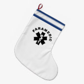 救急医療隊員のテーマ ラージクリスマスストッキング (正面 (吊り時))