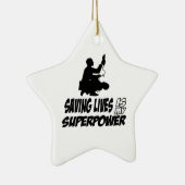 救急医療隊員のデザイン セラミックオーナメント (右)