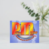 救急医療隊員のロゴ ポストカード (スタンド正面)