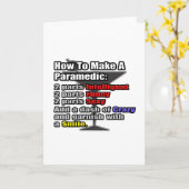 救急医療隊員の作成方法 カード (黄色い花)