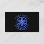 救急医療隊員の名刺 名刺 (裏面)
