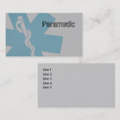 救急医療隊員の名刺 名刺 (正面/裏面)