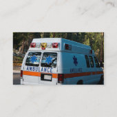 救急医療隊員の名刺 名刺 (裏面)