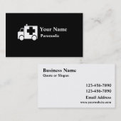 救急医療隊員の救急車のカスタマイズ可能な名刺 名刺 (正面/裏面)