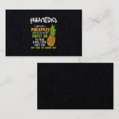 救急医療隊員はパイナップルのようです 名刺 (正面/裏面)