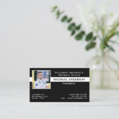 救急医療隊員カスタムEMS救急技術者の写真 名刺 (スタンド正面)