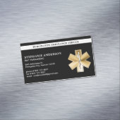 救急医療隊員カスタムEMT EMS緊急メディカルロゴ マグネット名刺 (インサイチュ)