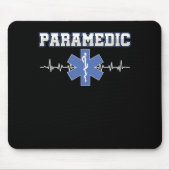 救急医療隊員カドゥセウハートビートエメットEMSドクターナース マウスパッド (正面)