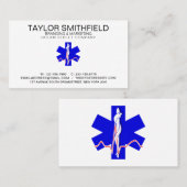 救急医療隊員クロスプロフェッショナル名刺 名刺 (正面/裏面)