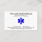 救急医療隊員クロスプロフェッショナル名刺 名刺 (正面)