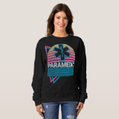 救急医療隊員ナースメディックエムエムエムットライフサバーレトロ スウェットシャツ (正面フル)