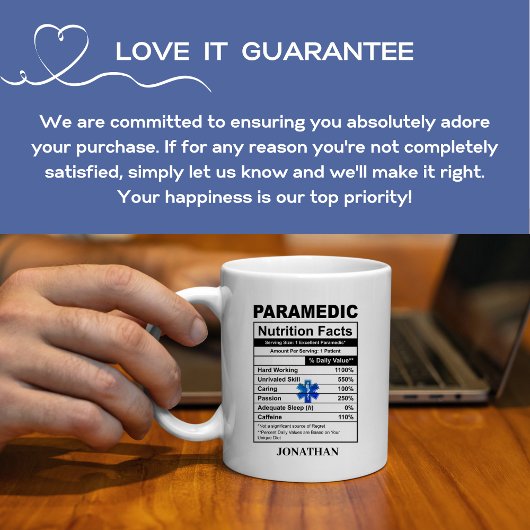 救急医療隊員パーソナライズされたシンボルEMTコーヒーマグ コーヒーマグカップ