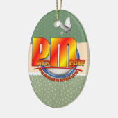 救急医療隊員ロゴ セラミックオーナメント (左)