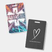 救急医療隊員名バッジ バッジ (正面＆裏面)