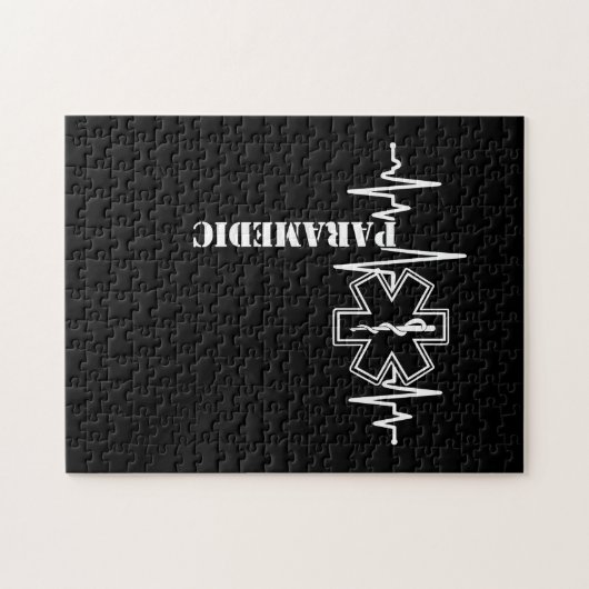 救急医療隊員心拍ナース医師 ジグソーパズル (横)