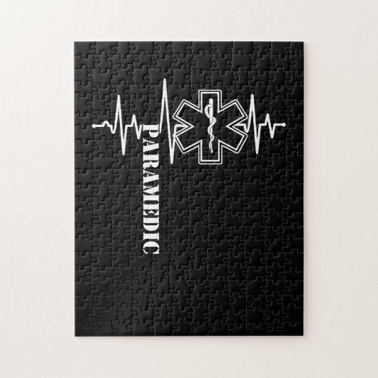 救急医療隊員心拍ナース医師 ジグソーパズル (縦)