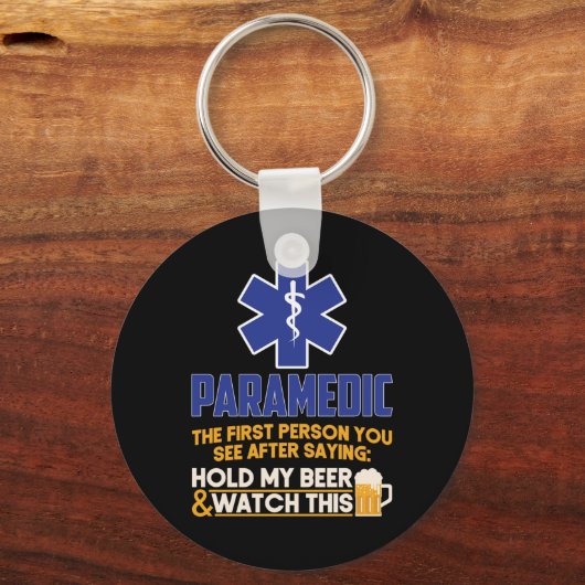 救急医療隊員救急医療隊員後に最初に見る人 キーホルダー (正面)