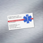 救急医療隊員救急救急スター マグネット名刺 (インサイチュ)