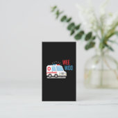 救急医療隊員救急車が病院EMTに入りました 名刺 (スタンド正面)